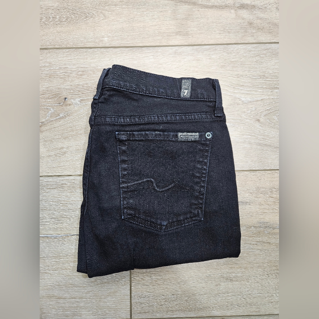 7 For All Mankind Jeans - Black Size 28 X 33